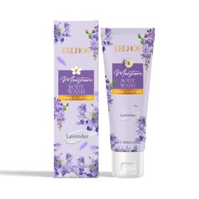 EELHOE  Lavender Moisturizing Shower Gel, Lavender Essence Cleanses And Moisturizes Skin Shower Gel (Option: 100g-119g-16.5*4*4cm)