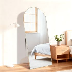 Rectangle Full Length Mirror, Full Body Standing Mirror Floor Mirrors (Option: Golden 26x68)
